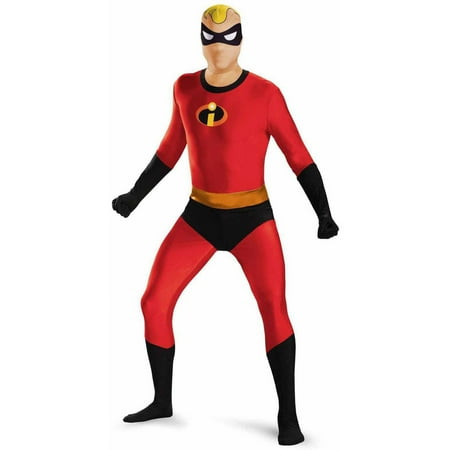 disney the incredibles mr incredible bodysuit mens adult halloween costume walmartcom