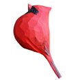 thumbnail image 1 of Estatua de pájaro artificial de resina, estatua de pájaro, decoración, escultura de resina de escritorio realista rojo, 1 of 9