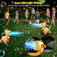 thumbnail image 3 of Máquina de burbujas Nicmore con diseño de jirafa con luces intermitentes, 3 of 8