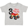 thumbnail image 3 of Inktastic Monster Truck How I Roll 3rd Birthday Boys Toddler T-Shirt, 3 of 5