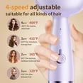 thumbnail image 5 of Mermaid Wave Hair Curler and Crimper, Professional Double Barrel Waver Iron for Effortless Beachy Waves, Fast Heating Ionic Ceramic Styling Tool with Cute Cat-Ear Design.purple, 5 of 14
