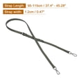 thumbnail image 2 of Kit de Sangle en Cuir, 95-115cm Bandoulière Réglable Kit de Conversion pour Mini Pochette Sacs à Main Sangles de Sac Bandoulière, Vert, 2 of 8