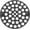 Matt Black, variant on 4'' Shower Strainer Drain Trim Set, Solid Brass Screw-in Shower Strainer Drain Cover, Strainer Grid by , Machine & Self-Tapping Screws Included (Brushed )