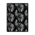 thumbnail image 1 of RYLABLUE Beautiful Peacock Feather Fleece Blanket Throw Blanket 58x80 inches, 1 of 1
