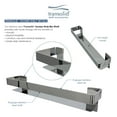 thumbnail image 3 of Transolid JGBS20-PC Jocelyn 20-in Grab Bar Shelf, Polished Chrome, 3 of 5