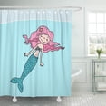 thumbnail image 1 of SUTTOM Life Mermaid and Sea Live Pattern Beautiful Cartoon Child Shower Curtain 66x72 inch, 1 of 1