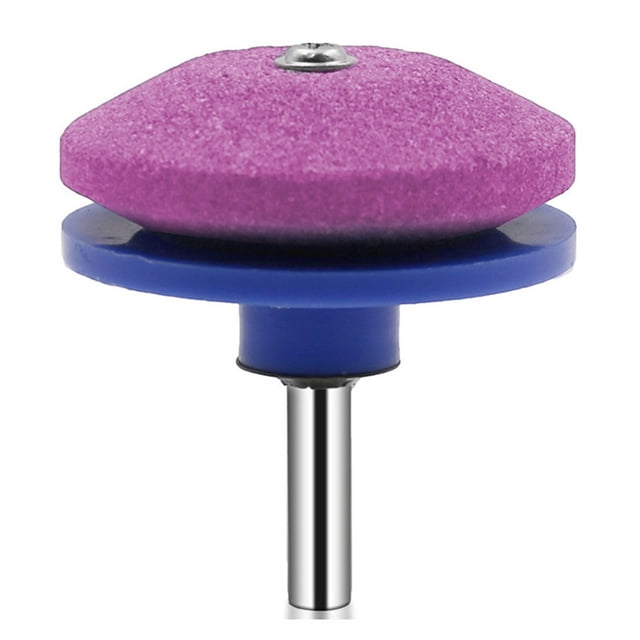 Taille-bordures Tondeuse à Main Électrique Perceuse Rotative Roue de Meulage Taille-Pierre Rose et Bleu