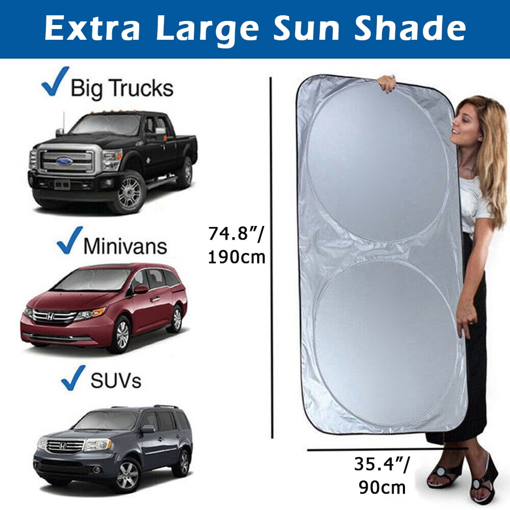 Sun Shade for Car Front Windshield for Adult Men Galaxy Starry Night Window Sun Visor for SUV Vehicle Sunshade Universal Fit for Most Sedans Truck