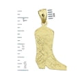 thumbnail image 2 of 14K Gold Cowboy Boot Charm, 2 of 5