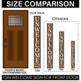 thumbnail image 3 of TX USA 72in "Unwelcome Just Go Away" Brown Porch Sign - Tall Decor for Front Door or Porch Standing Decoration, 3 of 5