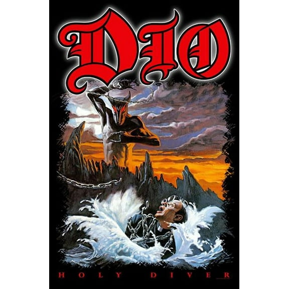 BUY ART FOR LESS Officially Licensed Dio Holy Diver 24 x 36 Inch Art Poster - Decorative Print - Poster Paper - Ready to Frame
