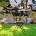 thumbnail image 2 of GARLLEN Folding Grill Table, 180LBS Load Capacity, 3 Adjustable Heights, Heat-Resistant Aluminum Top, Portable for BBQ Camping Outdoor, 2 of 9