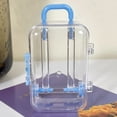 thumbnail image 3 of Mini Transparent Trolley Case-Creative Storage Box for Jewelry Candy, Kid Toys Gift, 3 of 6