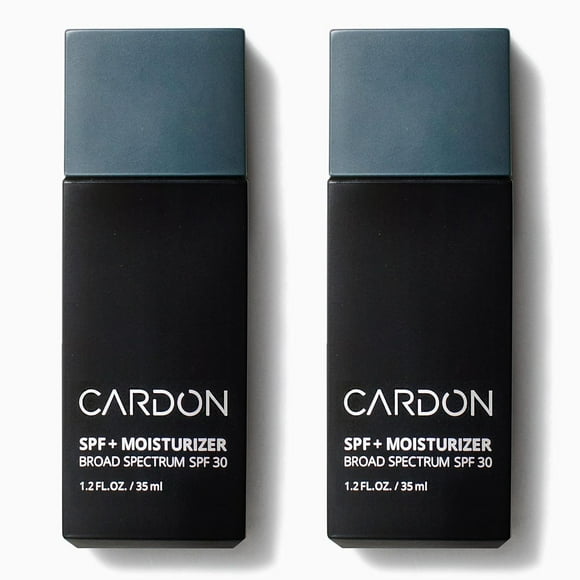 Protector solar Cardon para hombre SPF 30 para rostro, 70 ml (2 botellas)
