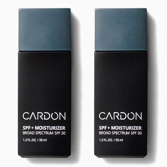 Protector solar Cardon para hombre SPF 30 para rostro, 70 ml (2 botellas)