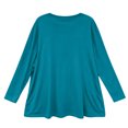 thumbnail image 5 of Women's Crew Neck Base Layer Top Long Sleeve Casual Undershirt Long Sleeve Base Layer L, 5 of 6