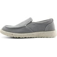thumbnail image 3 of JABASIC Women Slip-on Canvas Loafer Lightweight Casual Walking Flat Shoes (8,Grey), 3 of 5