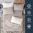 thumbnail image 3 of ESQUIMAL Juego de S&aacute;banas de Microfibra + Fundas de Almohada Extra, Suaves y Frescas (Khaki - Marfil, Matrimonial), 3 of 7