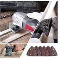 thumbnail image 3 of 50pcs Triangle Sandpaper 6 Holes Sanding Pads 90x90x90mm Hook and Loop Assorted 120 Grits, 3 of 5