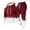 15# Vermilion, variant on Mens Brushed 2‑Piece Christmas Tracksuit Hooded Pullover Top and Jogger Pants Winter Casual Athletic Outfit Blue XXL