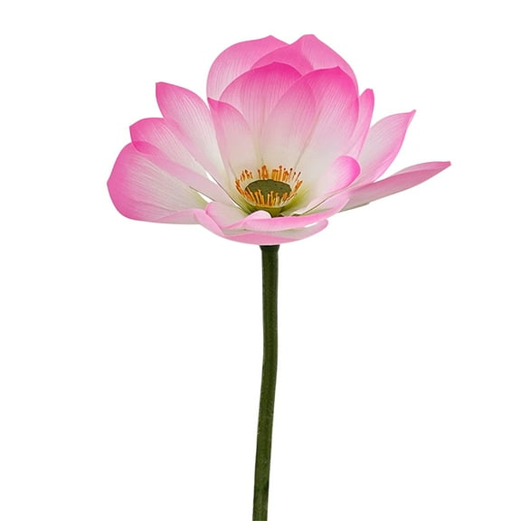 Artificial Lotus Flower and Water Lily Arrangement, Decorative Plant for Dining Table, Fish Tank or Buddha Hall