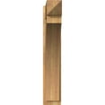 thumbnail image 2 of Ekena Millwork 8"W x 32"D x 44"H Thorton Rough Sawn Arts and Crafts Outlooker, Western Red Cedar, 2 of 4