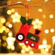 thumbnail image 4 of Colgante para árbol de Navidad con forma de coche, tela navideña, 2 uds. ER, 4 of 5