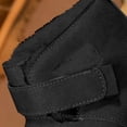 thumbnail image 5 of Afuyipoi Kids' Hook and Loop Snow Boots Faux Leather Thickened Warm Winter Short Boots Size 9.5 Little Kid - 3.5 Big Kid Black Size 12.5 Little Kids, 5 of 8