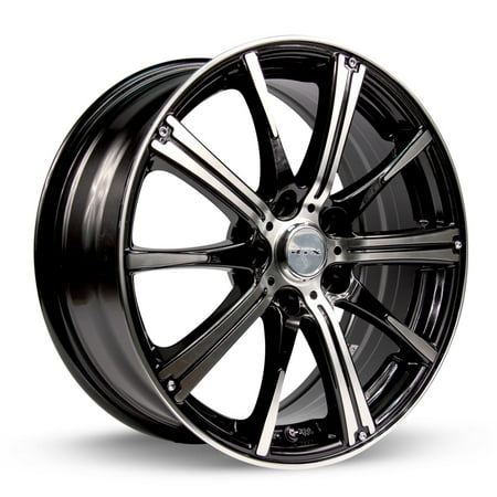 14 Inch Black Alloy Wheel Rim for Honda Civic del Sol, RTX 81042 14x5.5 4x100 4L