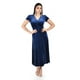 thumbnail image 1 of Vestido envolvente de terciopelo Roman Fashion /Juvenil, 3836 (Azul marino) azul marino CH, 1 of 5