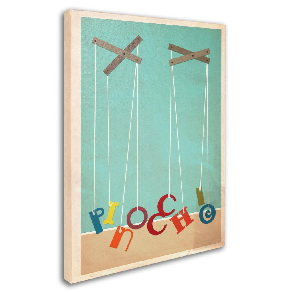 Trademark Fine Art 'Pinocchio' 22' x 32' Canvas Art