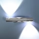 thumbnail image 1 of Luz de pared interior 2 LED 6W Modern Up Down 360 grados Iluminación de pared de aluminio giratoria Luz ajustable para dormitorio Sala de estar Oficina Escalera Blanco frío 2 focos Vhermosa LHH-0488, 1 of 4