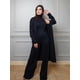 thumbnail image 5 of Conjunto de 3 piezas de pantalones de punto para mujer, otoño e invierno 2024, cárdigan, abrigo, cuello alto, tops y pantalones, suéter de moda para mujer, 5 of 5