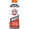 Gatorade G Zero Sugar With Protein Fruit Punch Sports Drink, 16.9 oz Bottle