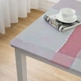 thumbnail image 5 of BANET Checkered Square Waterproof Spillproof Wrinkle Resistant Heavy Weight Soft Table Cloth for Picnic Dinner and Party Washable Polyester Fabric white, 5 of 8