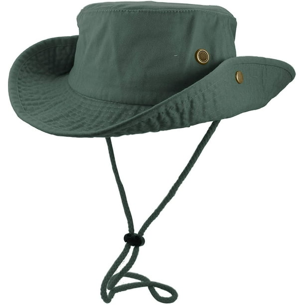 100% Cotton Stone-Washed Safari Booney Sun Hats 