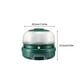 thumbnail image 3 of Bearachild Dispensador de arroz PP, reemplazo de 360 ​​grados, a prueba de humedad, rejilla múltiple, botón inodoro, Control, accesorios de Organizadores de utensilios de cocina 1 capa verde oscuro, 3 of 6