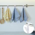 thumbnail image 3 of Gancho de radiador de 8 piezas, gancho de radiador de toallero, gancho de radiador de plástico blanco, ganchos de radiador de baño, 11 Feliz Sencillez, 3 of 5