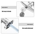 thumbnail image 3 of SOPOTUTU Garage Door Handle with Lock T Handle in Silver for Securing Toolboxes for Commercial Users 1 Set, 3 of 8