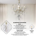 thumbnail image 4 of Candil Colgante de Cristal Cortado María Theresa de 3 Luces Gamalux MA THERESA CLASICO, 4 of 8