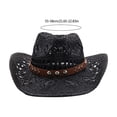 thumbnail image 4 of Aellinatey Braided Straw Hat Cowboy Hat Beach Panama Hat for Wedding Party Wear, 4 of 12