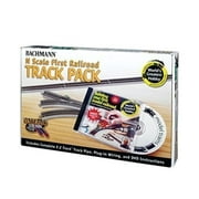 Bachmann Trains 44896 N Scale Straight Model Train Track Set, 47 Piece