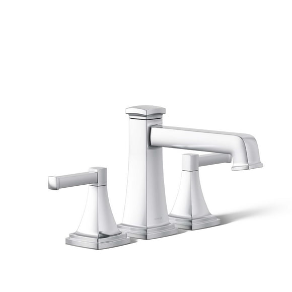 KOHLER T26436-4-CP RIFF Deck-Mount Bath Faucet Trim with Diverter spout, Polished Chrome