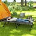 thumbnail image 2 of Outsunny 76" Two Person Folding Camping Cot with Carrying Bag, Dark Grey, 2 of 10