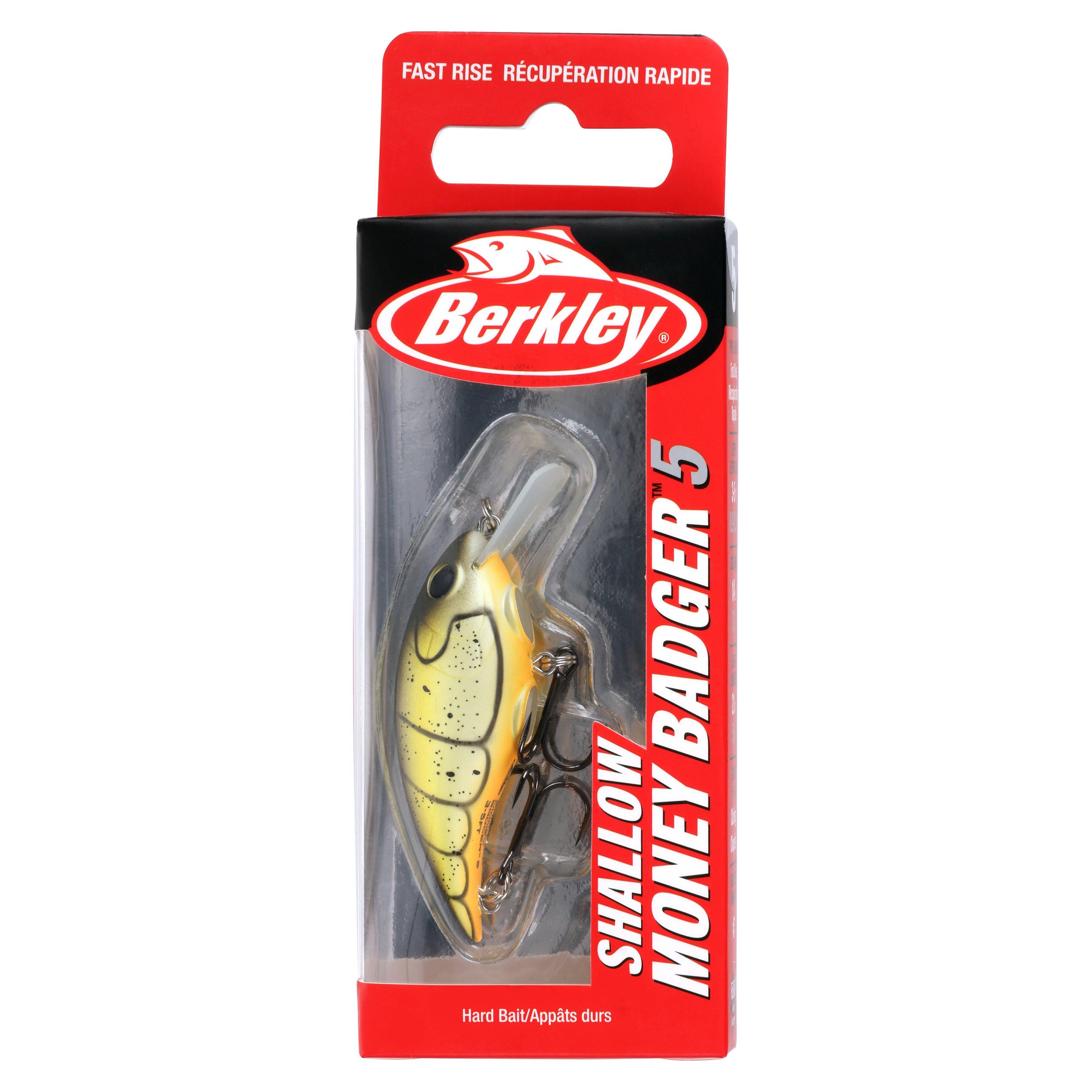 Berkley Shallow Money Badger Fishing Crankbait, 2.5 in, Hybrid Baitfish-Crayfish