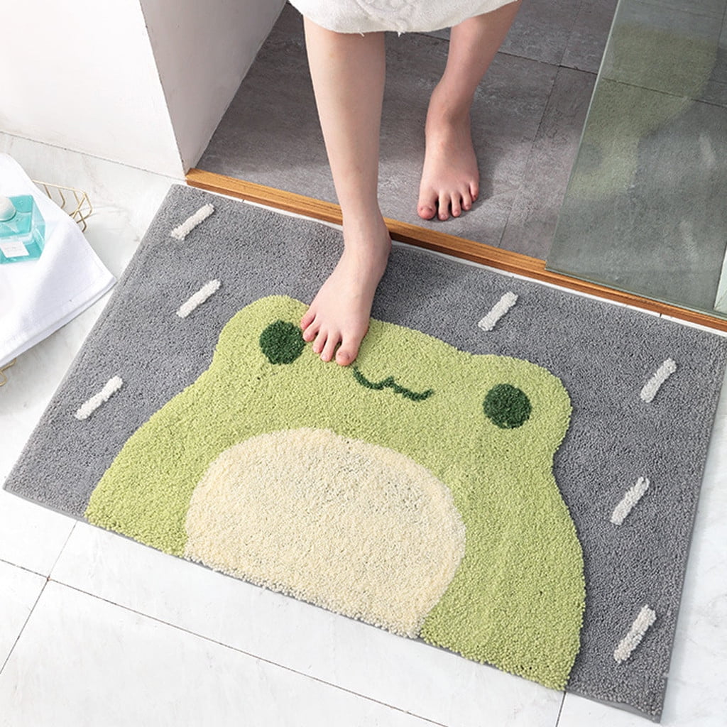 Siaonvr Super Absorbent Bath Mat Thick Antislip Kitchen Bathroom Floor