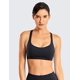 thumbnail image 2 of Sujetadores deportivos con tiras para mujer - Sujetador de yoga acolchado inalámbrico sexy con espalda cruzada y entrenamiento lindoXL, 2 of 5
