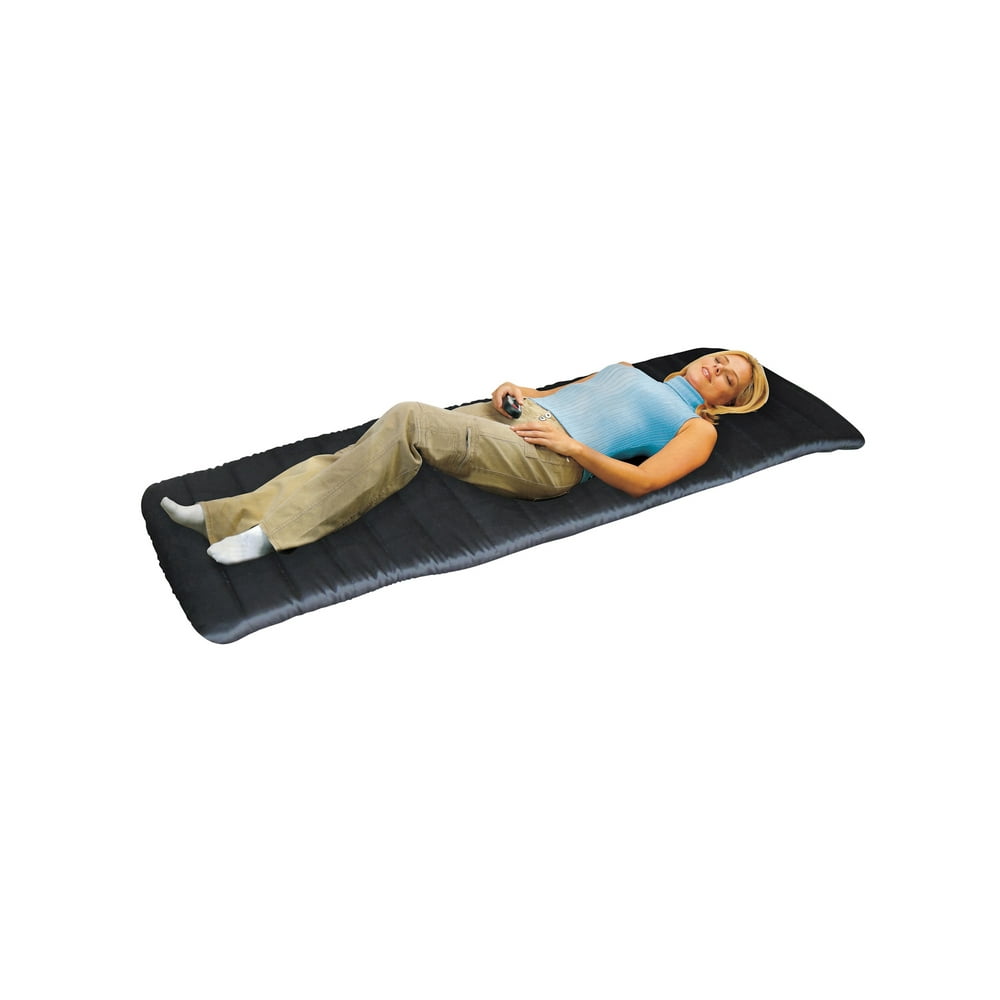 Relaxus Products Heated Full Body Massage Mat with Remote Controller 7 Vibration Modes and