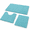 Aqua Blue-17"x24"+20"x32"+U Shape 20"x24", variant on Aqua Blue Chenille Bathroom Rugs Set Of 3 Non Slip Bath Mat