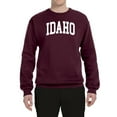 thumbnail image 2 of Wild Bobby State of Idaho College Style Unisex Crewneck Sweatshirt, 2 of 6